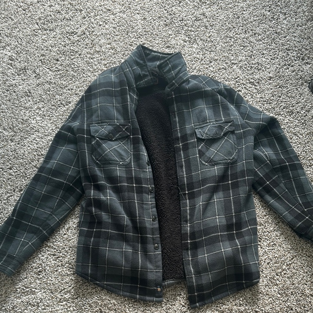 Men’s fleece flannel coat/ jacket